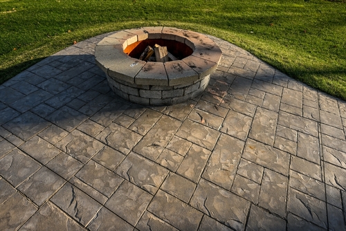 concrete patio